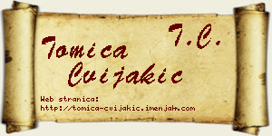 Tomica Cvijakić vizit kartica